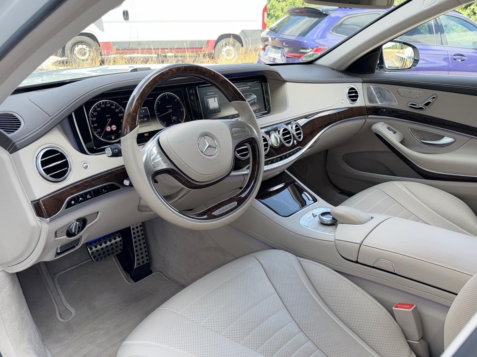 Mercedes-Benz S 350 d BlueTEC 258 ch • AMG Line • Burmester • Suivi Complet Mercedes - 2e main - Cuir Nappa