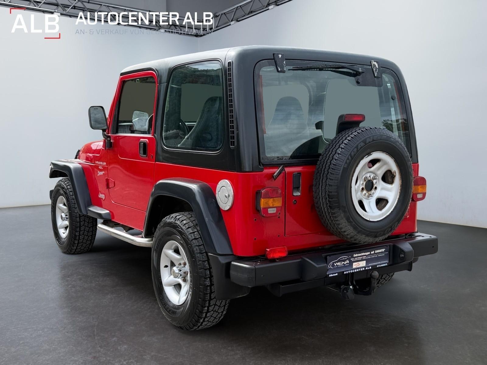 JEEP WRANGLER 4.0 SAHARA SPORT 177CH - 4X4 - CONTRÔLE TECHNIQUE NEUF - BVM