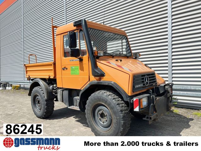 Unimog U 90 Turbo 4x4, Ex-Kommune, Kipper