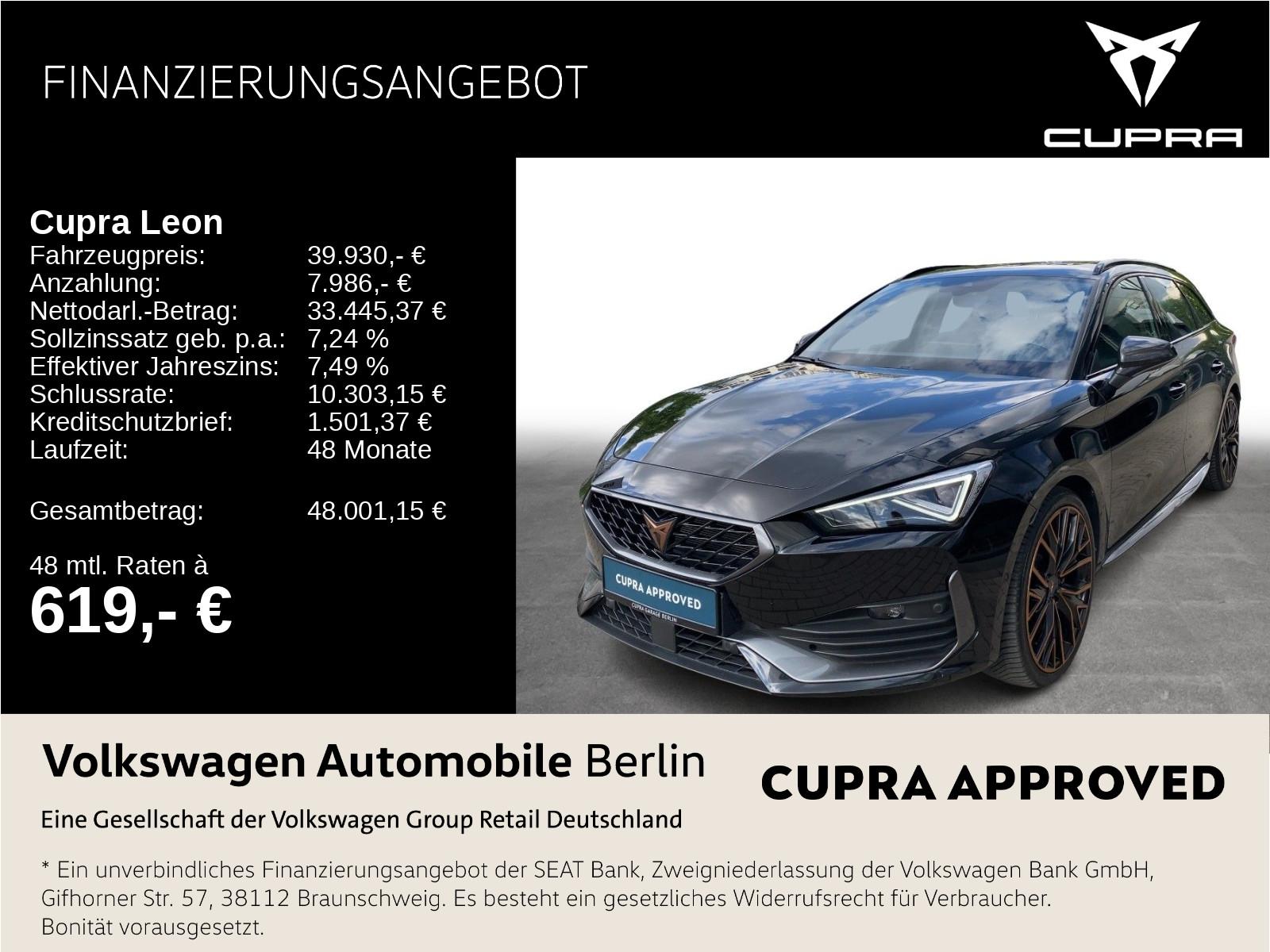 Cupra Leon Sportstourer 2.0 TSI DSG VZ Pano Navi LED