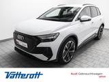 Audi Q4 e-tron 45 quattro S line AHK AreaVew Navi Kam - weiße Audi Q4