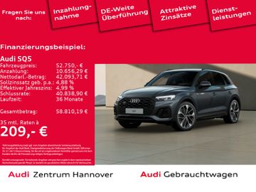 Audi Leasingangebot: Audi SQ5 3.0 TDI quattro MatrixLED B&O Kamera AHK Luf
