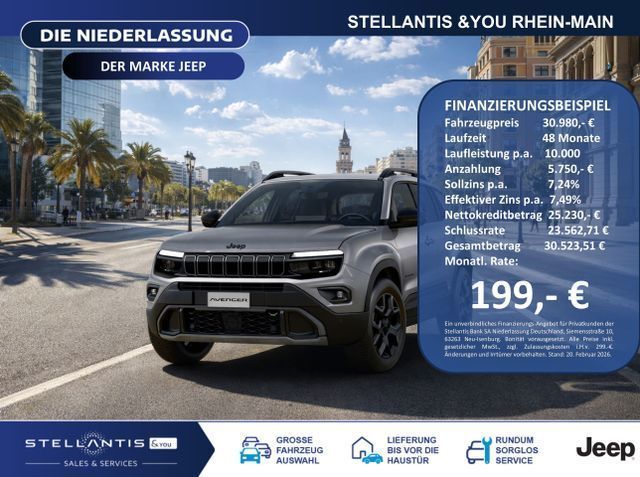 Jeep Avenger 4xe Overland AWD Navi LED Allwetter