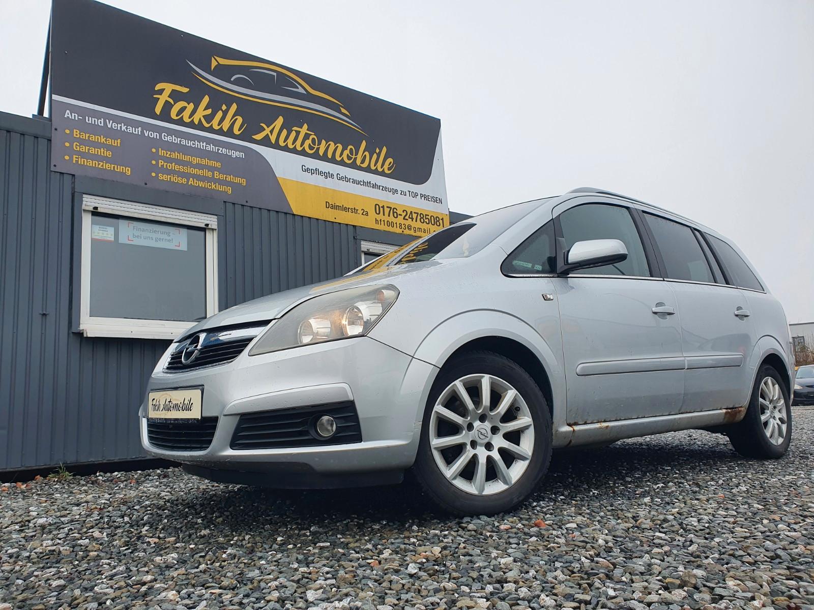 Opel Zafira B Cosmo Tempomat 7-Sitzer Klima Teilleder