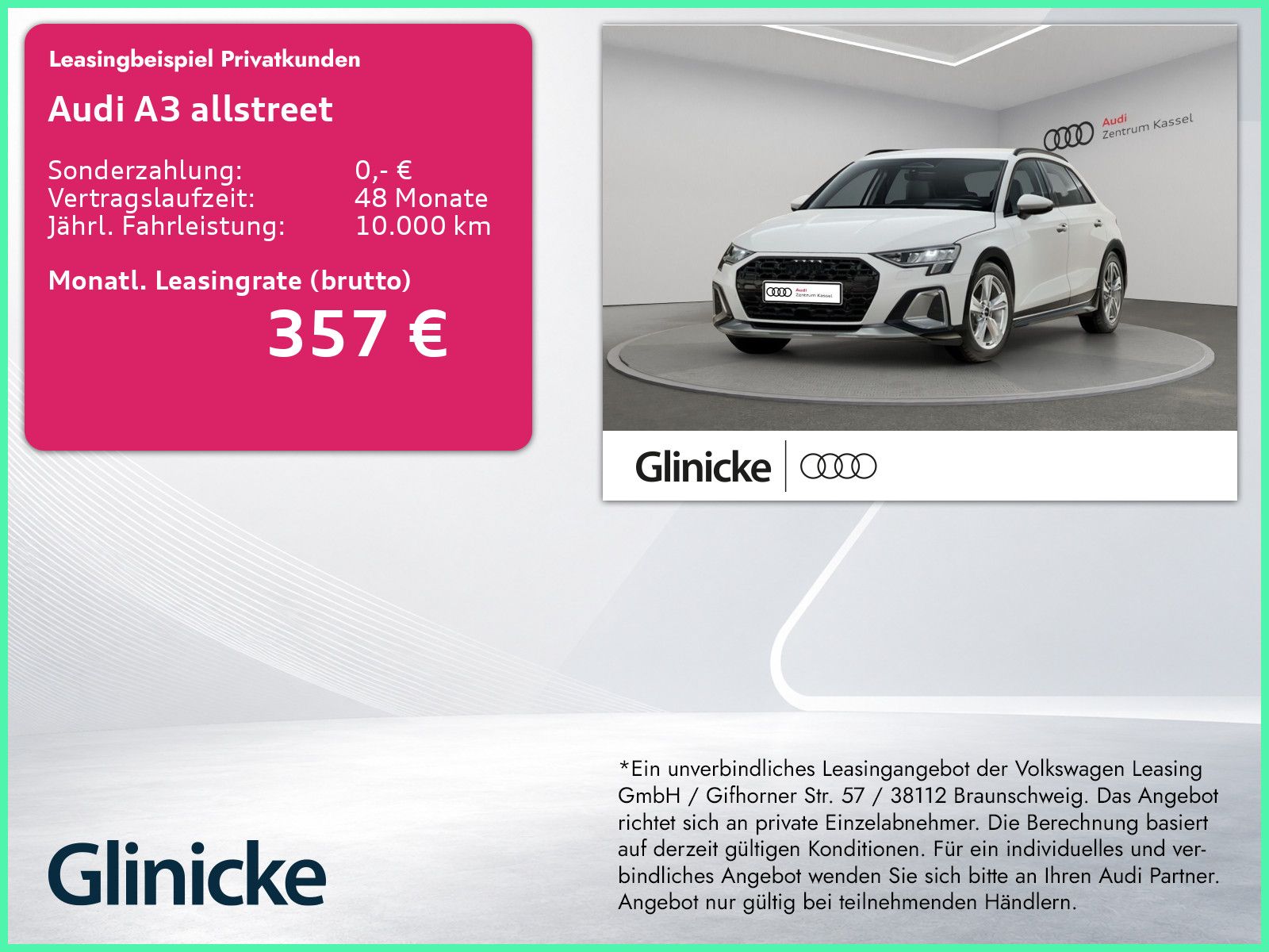 Audi A3 allstreet TFSI NEUBESTELLUNG MJ 2027