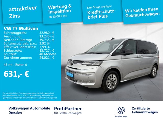 Volkswagen T7 Multivan Life NAV LED AHZV KAMERA SHZ GRA