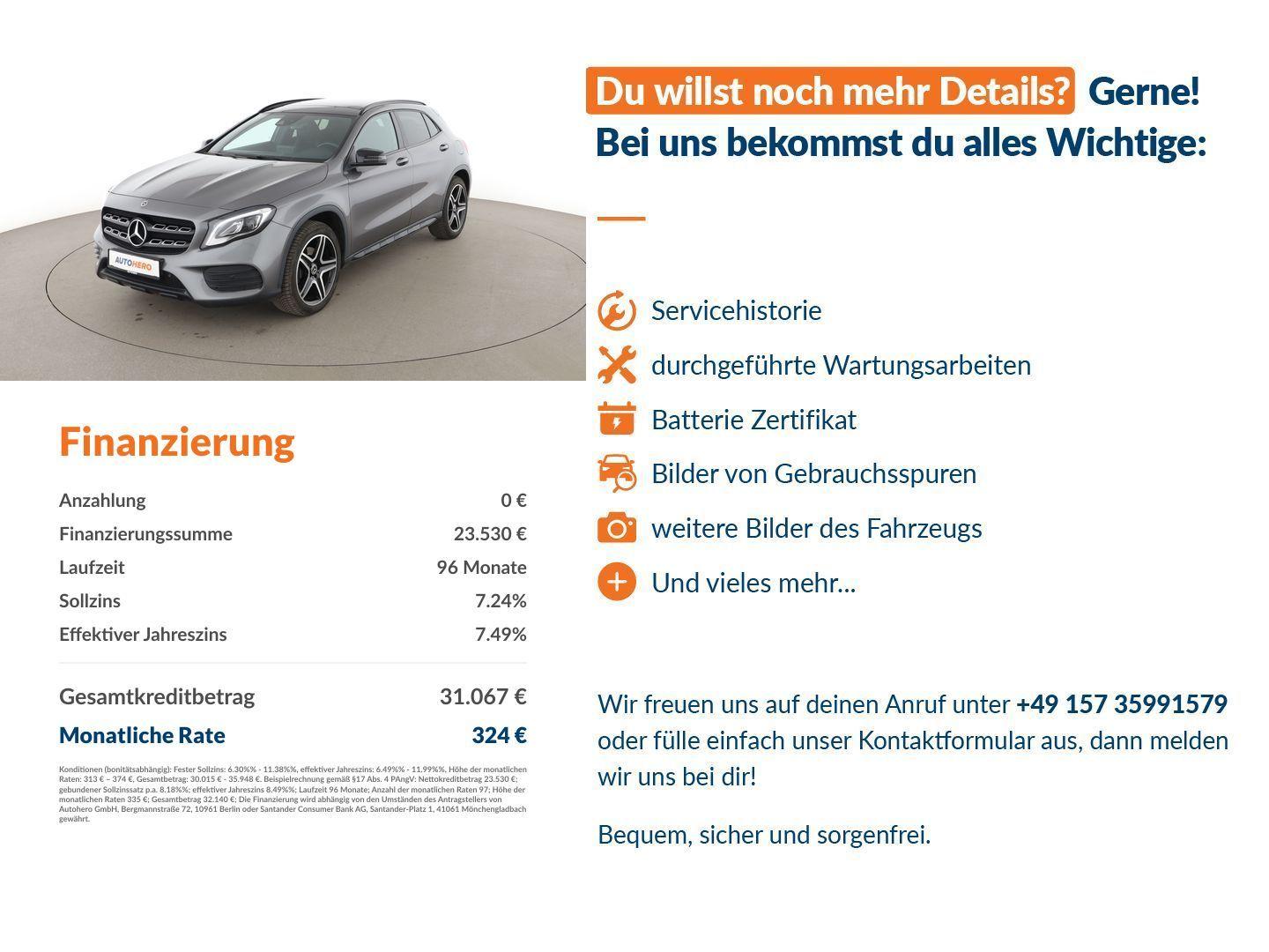 Mercedes-Benz GLA GLA-Klasse GLA 220 4Matic AMG Line Aut.*NAV*LED*, миниатюра 14