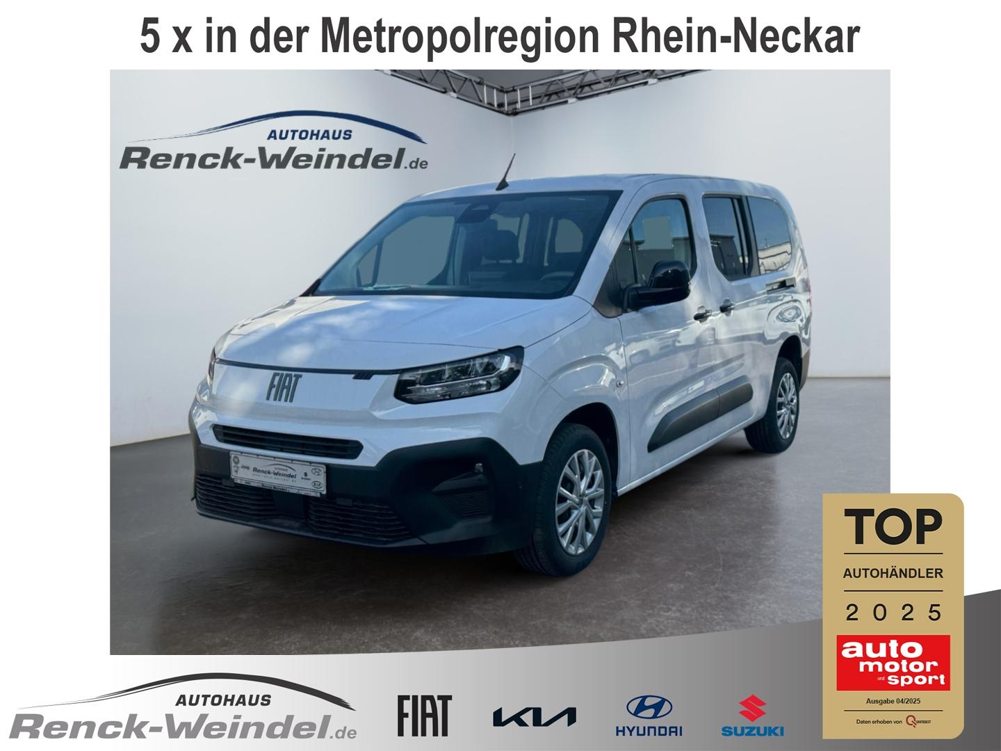 Fiat Doblo 1.5l XL L2H1 Navi Rückfahrkam. Klimaautom