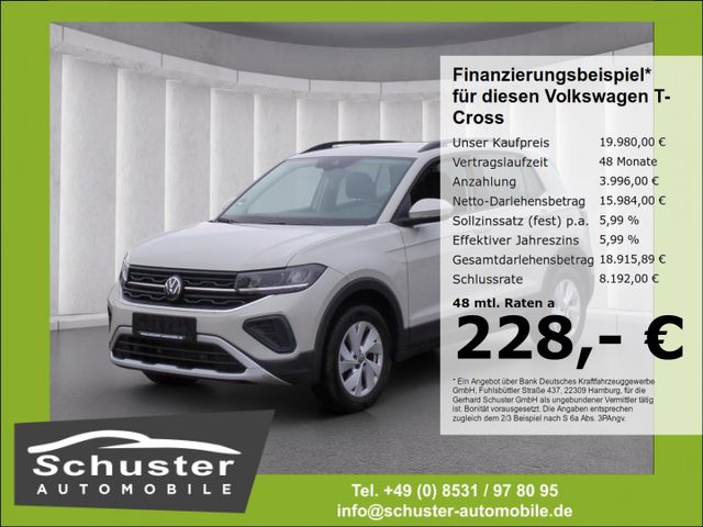 Volkswagen T-Cross Life 1.0TSI*LED ACC digCockp SHZ VKZ-Erk