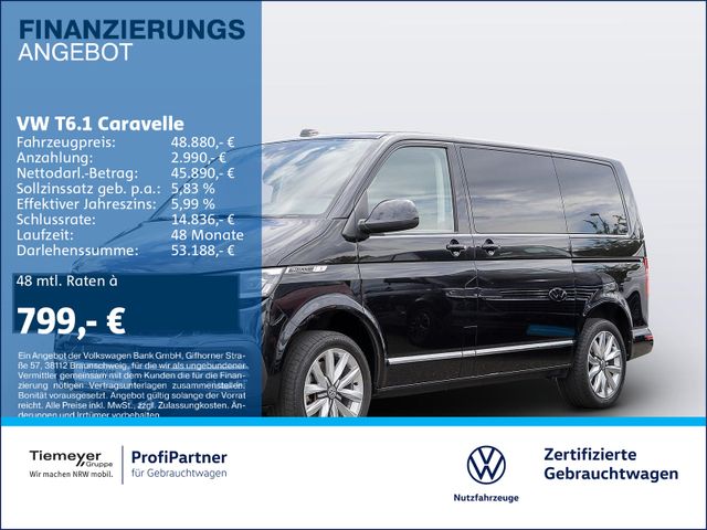 Volkswagen T6.1 Caravelle 2.0 TDI DSG NP77 9-SITZE LM18 LED