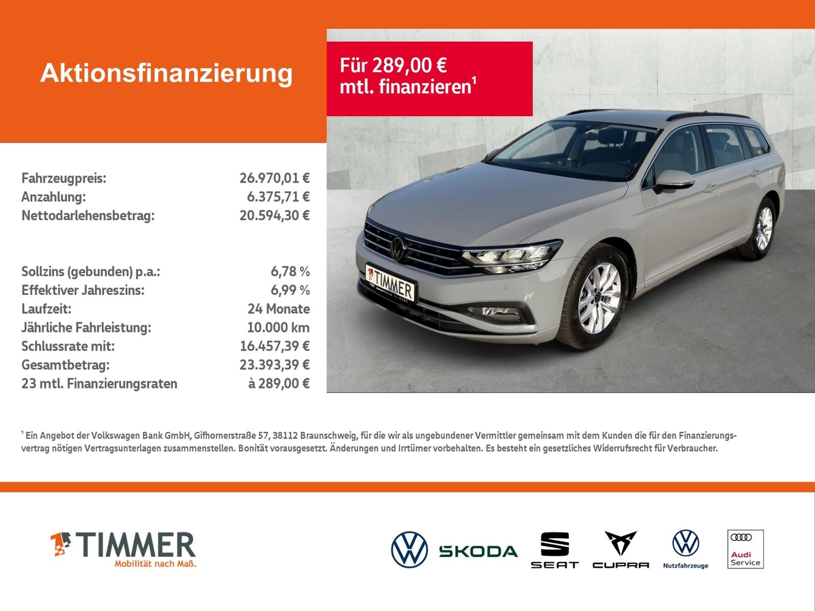 Volkswagen Passat Variant 2.0 TDI DSG BUSINESS +LED +ACC +R