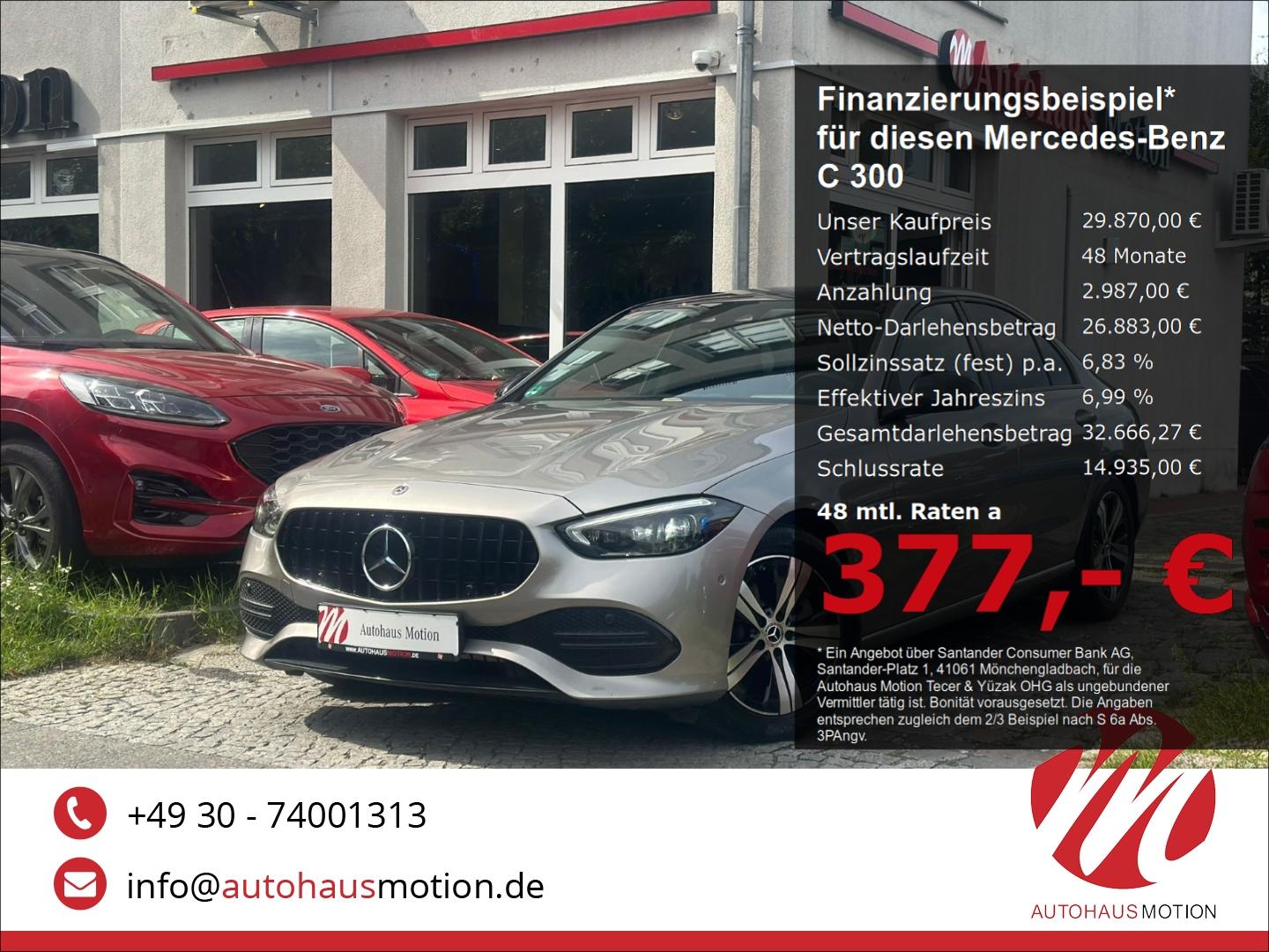 Mercedes-Benz C 300 Avantgarde LED KAMERA PANO ACC NAVI AMBIEN