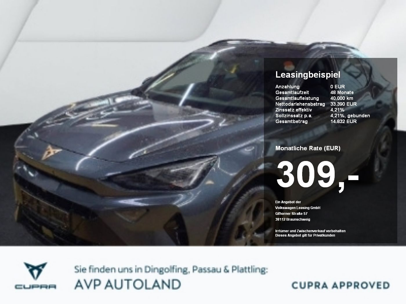 Cupra Formentor 1.5 eTSI DSG | NAVI | ACC | LED |