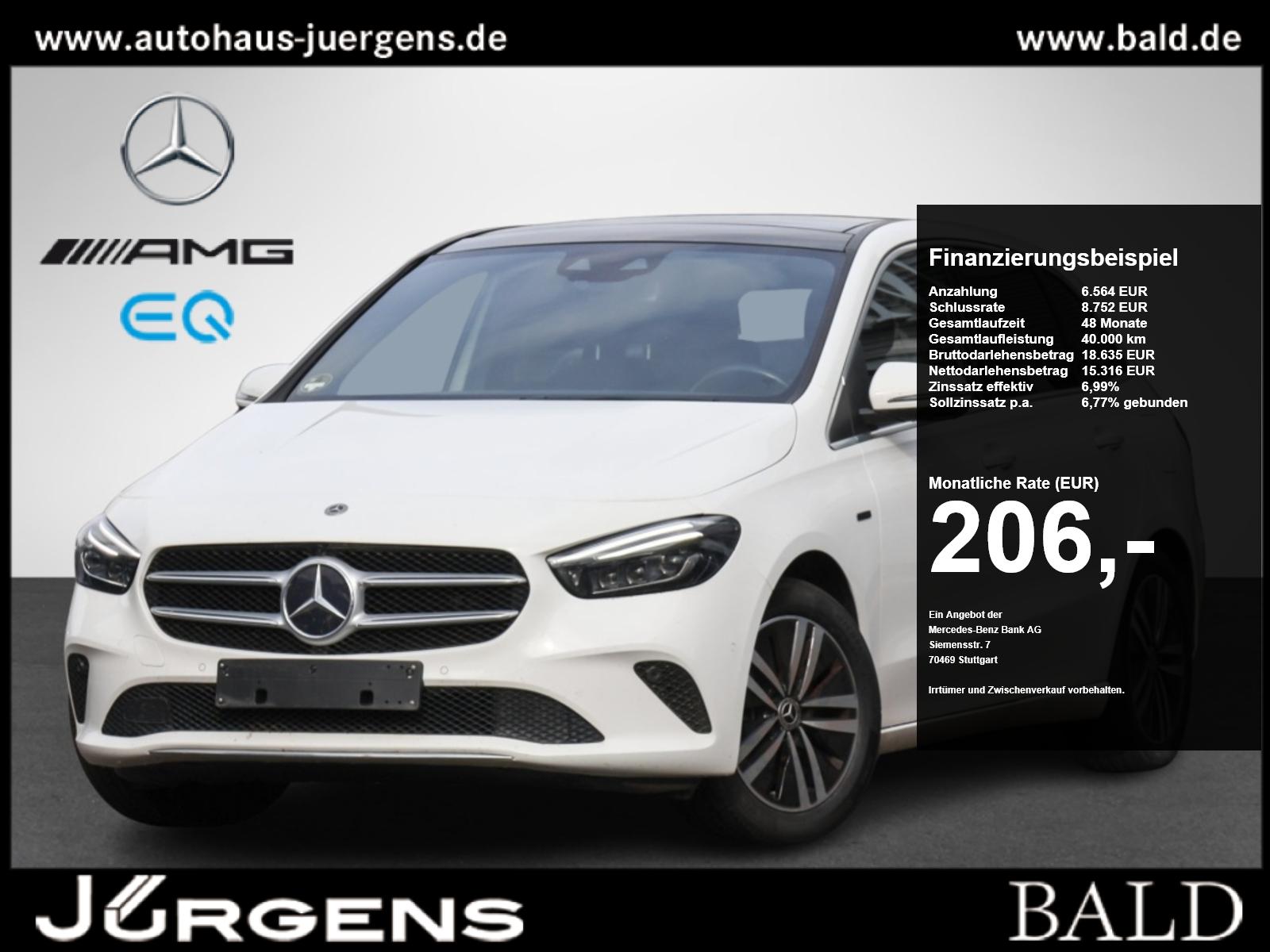 Mercedes-Benz B 250 e Progressive/Pano/360/MLB/Distr/Ambi/Totw