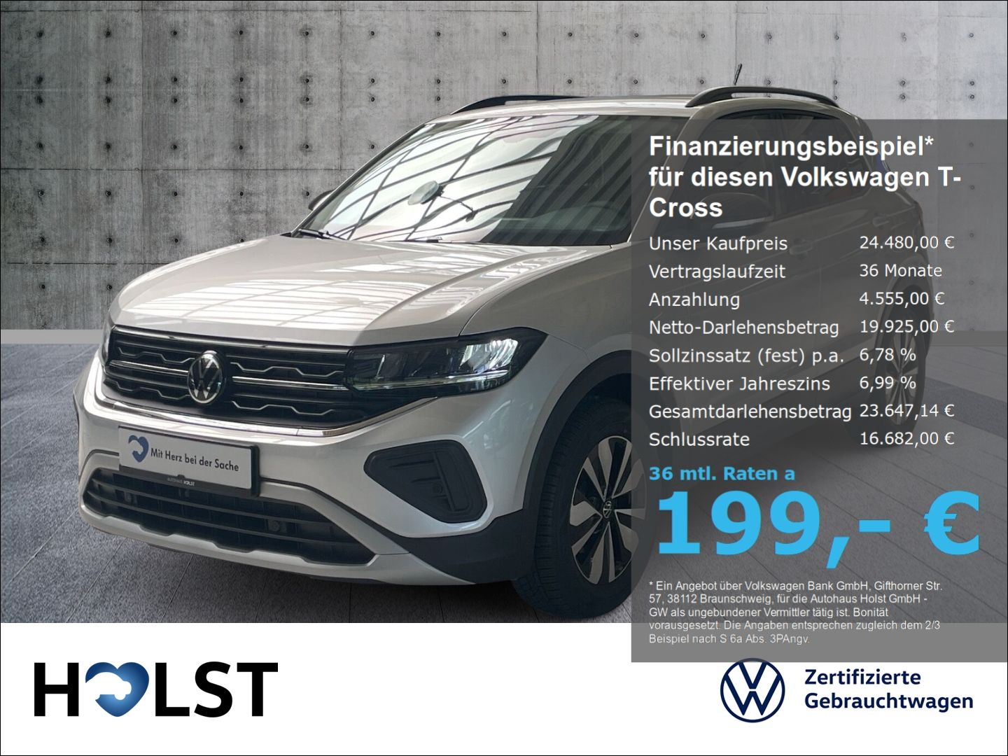 Volkswagen T-Cross GOAL 1.0 TSI OPF 95 PS 5-Gang foto 1