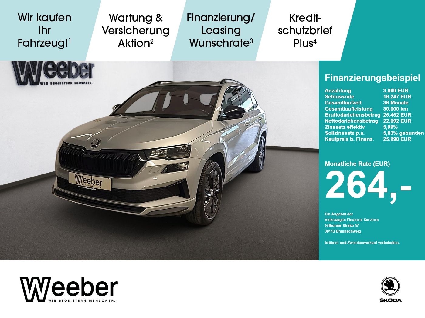 Skoda Karoq Sportline 4x4 *AHK*NAVI*KAMERA*ACC*KEYLESS
