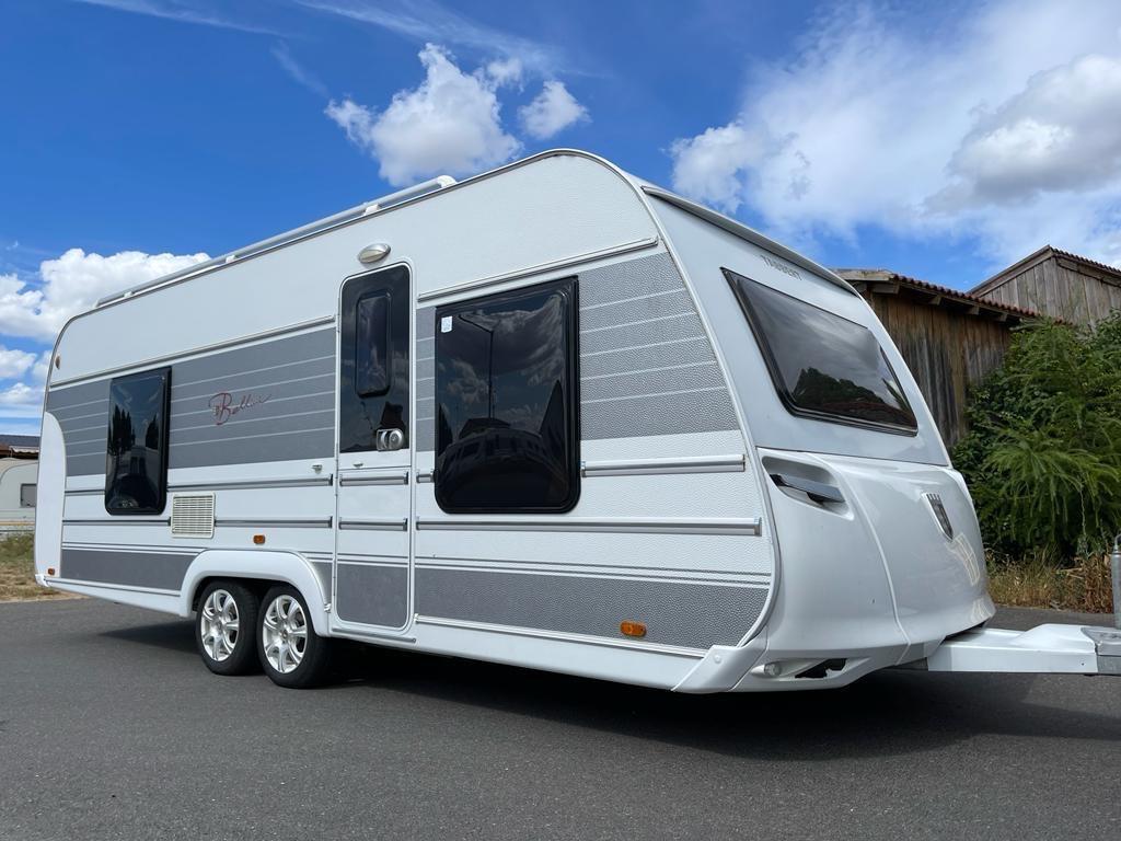 Tabbert Bellini/Dusche/WC/Gr Kūhlschk/Leder/Alu