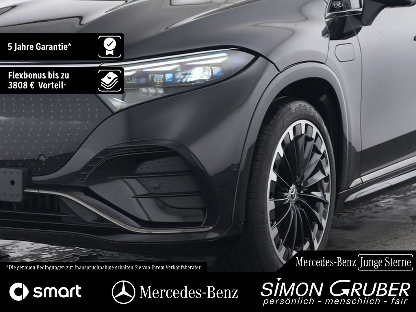 Fahrzeugabbildung Mercedes-Benz EQS 580 4M SUV AMG Line Business Class AHK