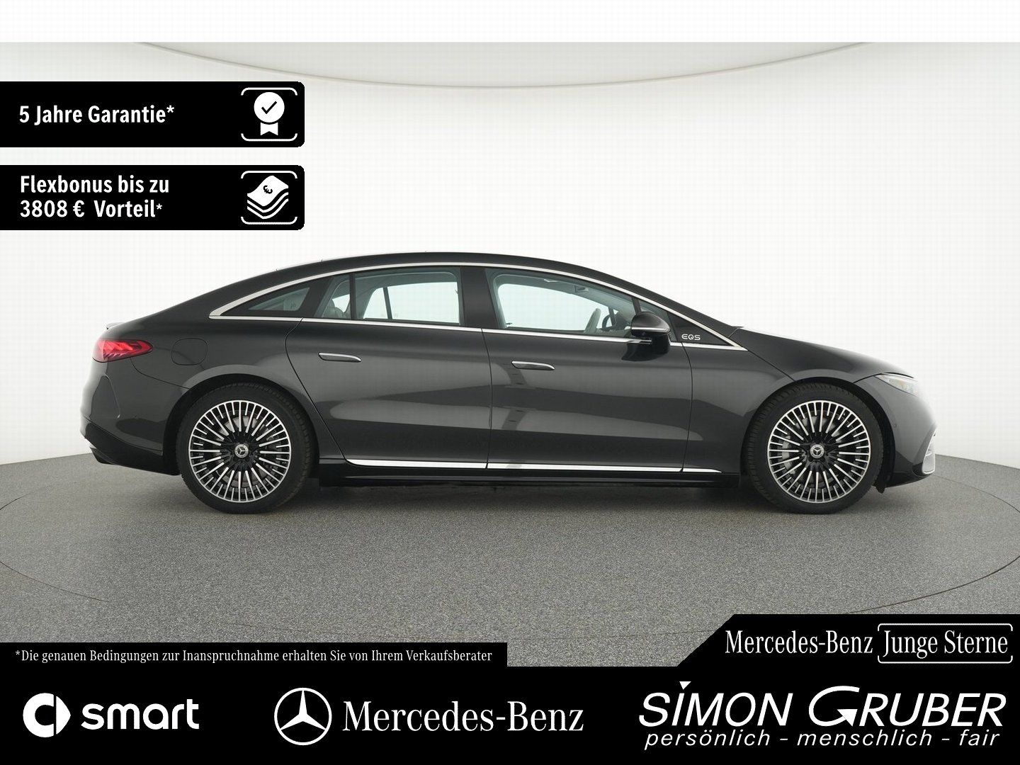 Fahrzeugabbildung Mercedes-Benz EQS 450+ AMG Pano Hyperscreen Burm Mod 25 118kw