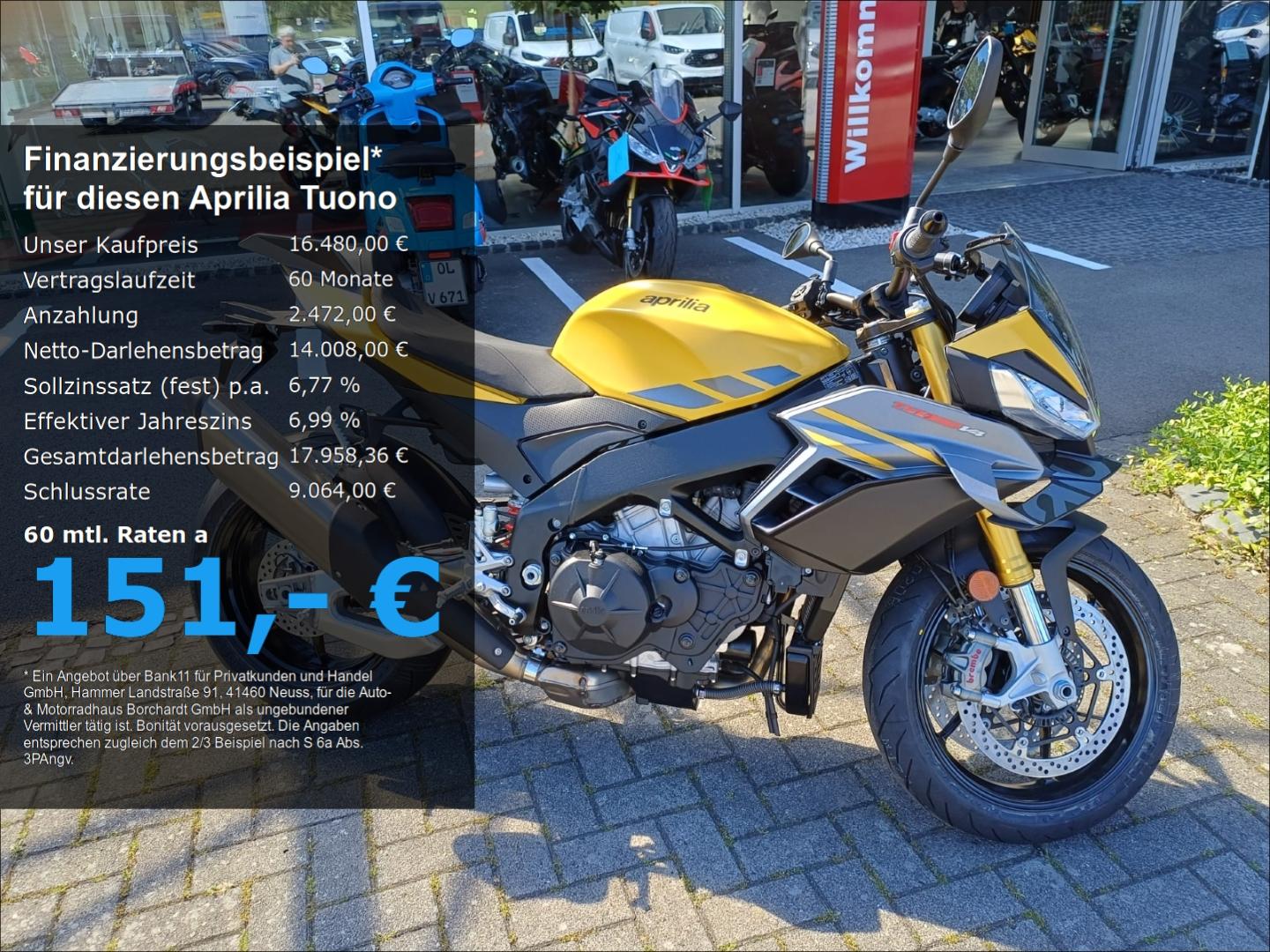 Aprilia Tuono V4*1100*TFT*LED*Quick-Shifter*Gelb*