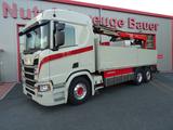 Scania R 500 / Baustoff-Kran-Fassi 215AS/6x2/Lenkachse/ - Scania R 500