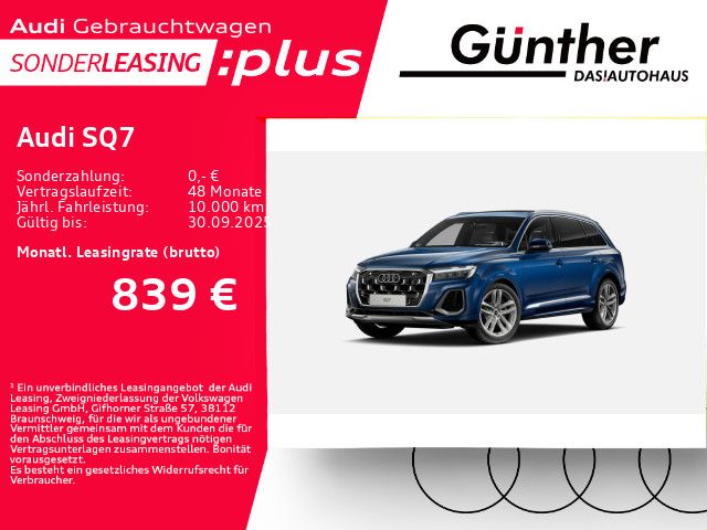 Audi SQ7 +WINTERRÄDER+7 SITZER+PANORAMA+AHK+B&O+HUD+