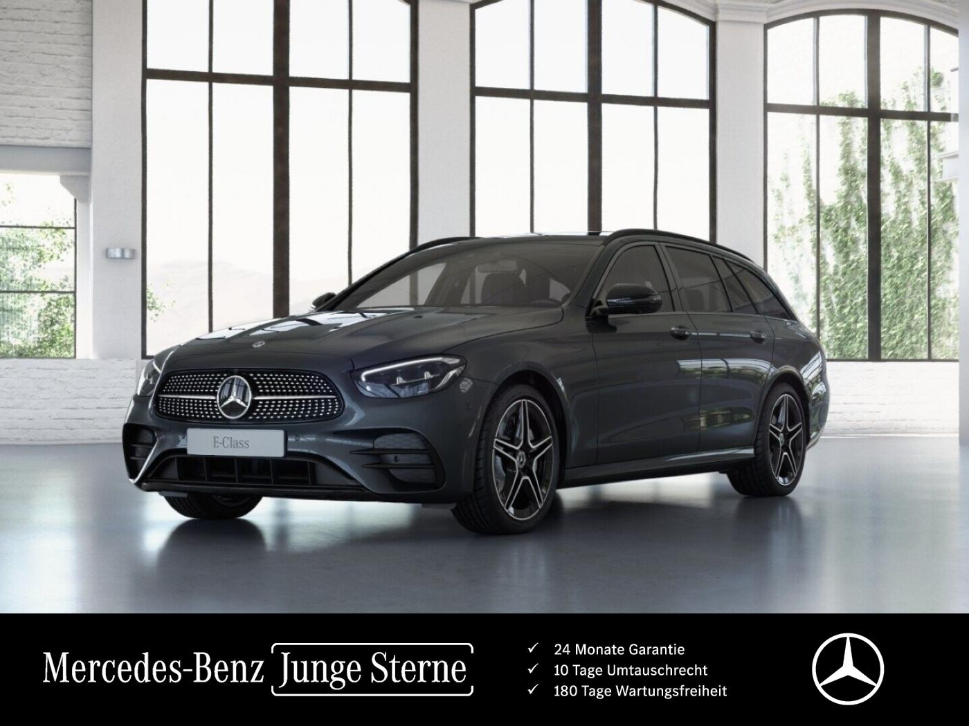 Mercedes-Benz E 400 d 4M T AMG+NIGHT+AHK+PANO+360°+DISTR PLUS+