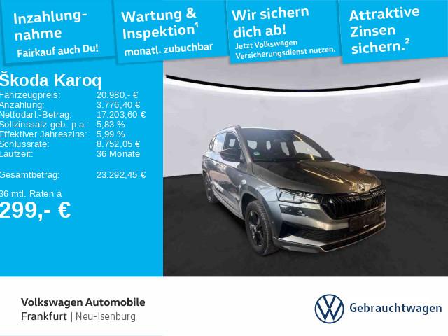 Skoda Karoq 2.0 TDI Sportline 4x4 NAV LED STHZG SHZ