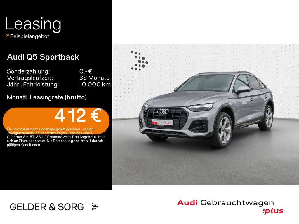 Audi Q5 Sportback 45 TFSI qu. AHK*Matrix*360°*Pano