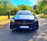 Mercedes-Benz GLE 450 4MATIC AMG-AHK-BURMESTER- Sehr gepflegt - blaue Mercedes-Benz GLE 450