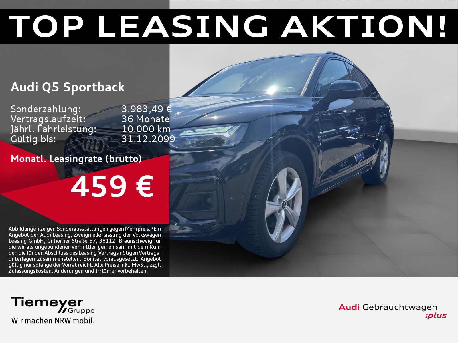 Audi Q5 Sportback 50 TDI Q S LINE PANO AHK eSITZE 360