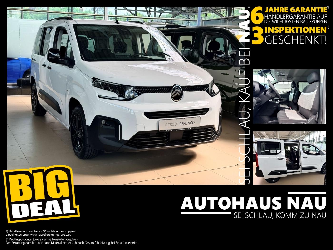 Citroën Berlingo M 100 Plus Einzelsitze hinten!