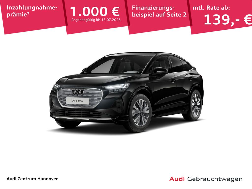 Audi Q4 Sportback 40 e-tron virtual Pano HuD AHK
