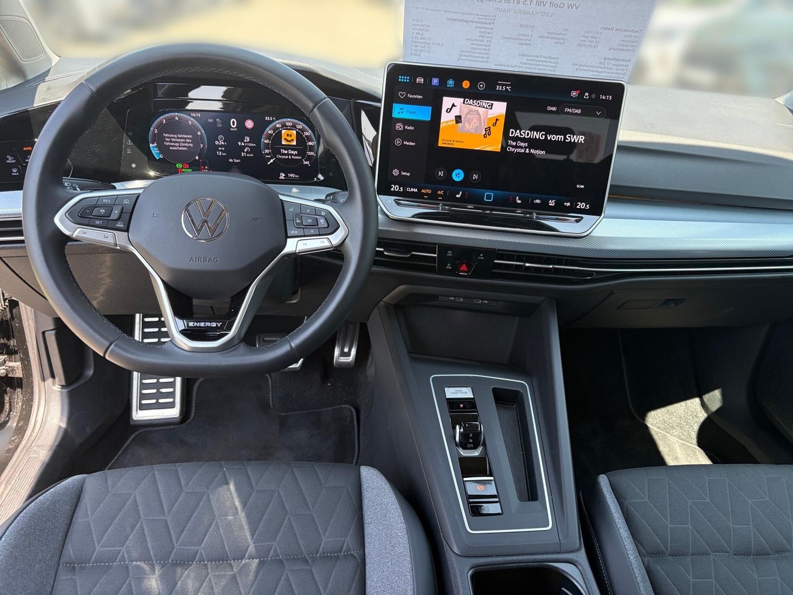 Volkswagen Golf VIII 1.5 eTSI Energy *LED*KAMERA*NAVI*, миниатюра 12