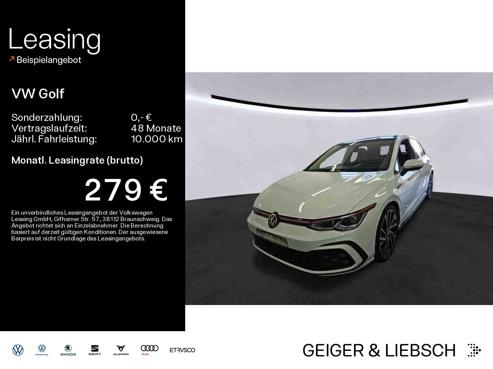 Volkswagen Golf VIII 2.0 TSI DSG GTI*IQ.LIGHT*HUD*AHK*PANO*
