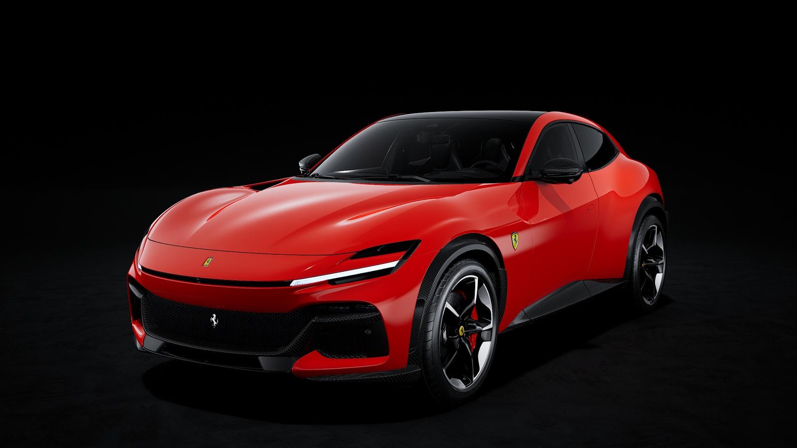 Ferrari Purosangue Carbon/Passenger Display/Prod 2026