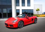 Porsche 718 Boxster | Sommerfzg. | 24.000 km  - Porsche Boxster: Rot, Leder
