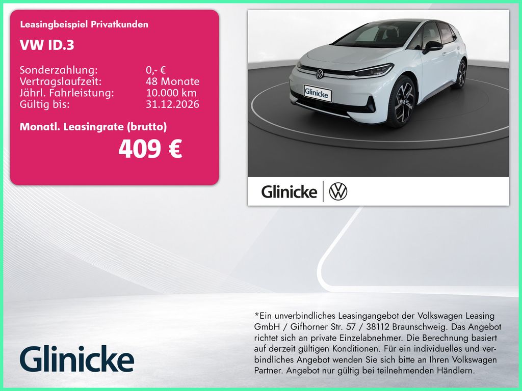 ID.3 Neo Life 58 kWh AHK Navi Ganzjahresreifen