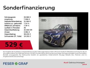 Audi Leasing Angebot: Audi Q3 35 TFSI S tronic S line AHK RFK PDC plus