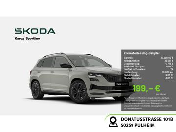 Skoda Leasingangebot: Skoda Karoq 1.5 TSI Sportline ACC NAVI MATRIX-LED AHK