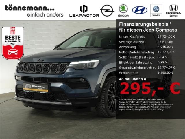 Jeep Compass S MHEV DCT+LED+NAVI+360 GRAD KAMERA+SITZ