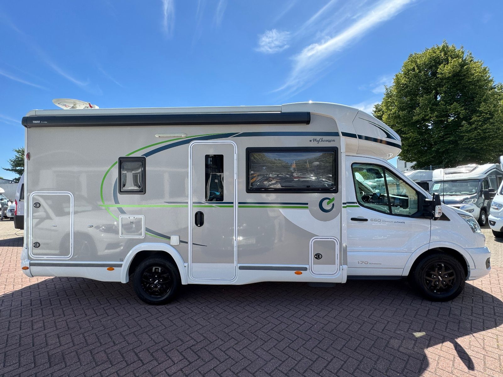 Chausson 660 TITANIUM ULTIMATE AUTOMATIK SOLAR TV SAT HUB