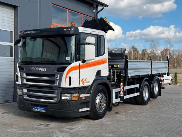 Scania R P270 / 6x2 / 6x4 / 3-S kiper + kran Krane