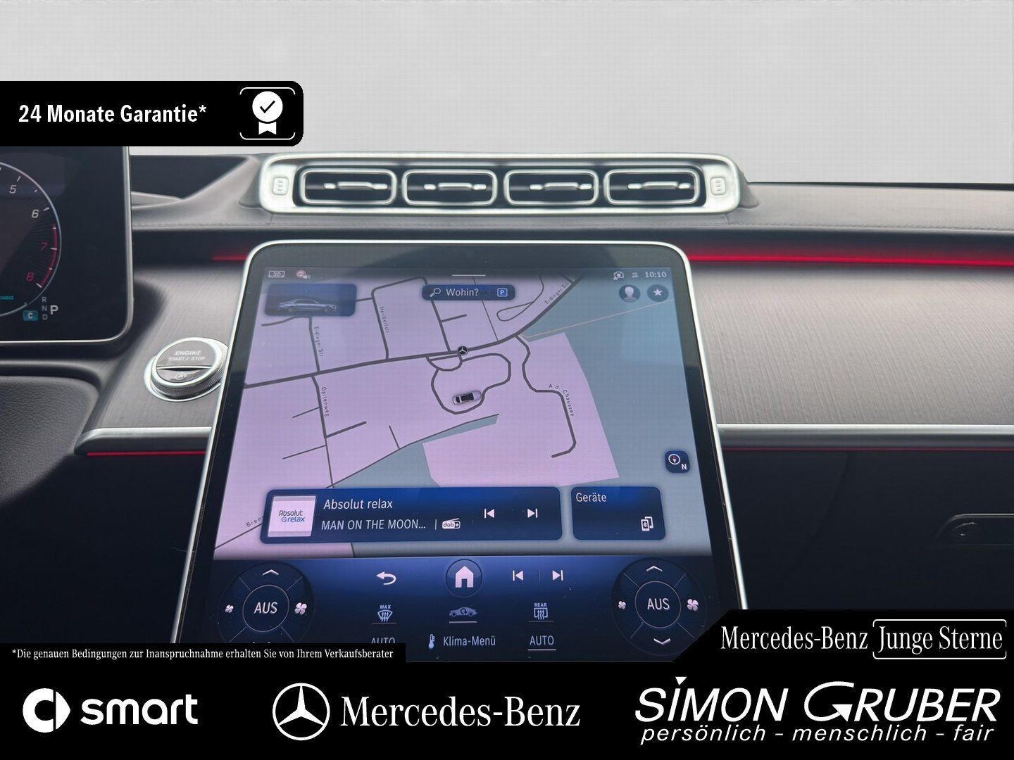 Fahrzeugabbildung Mercedes-Benz S 500 4M AMG Pano 4*Massage+Sitzklima Burm Nappa