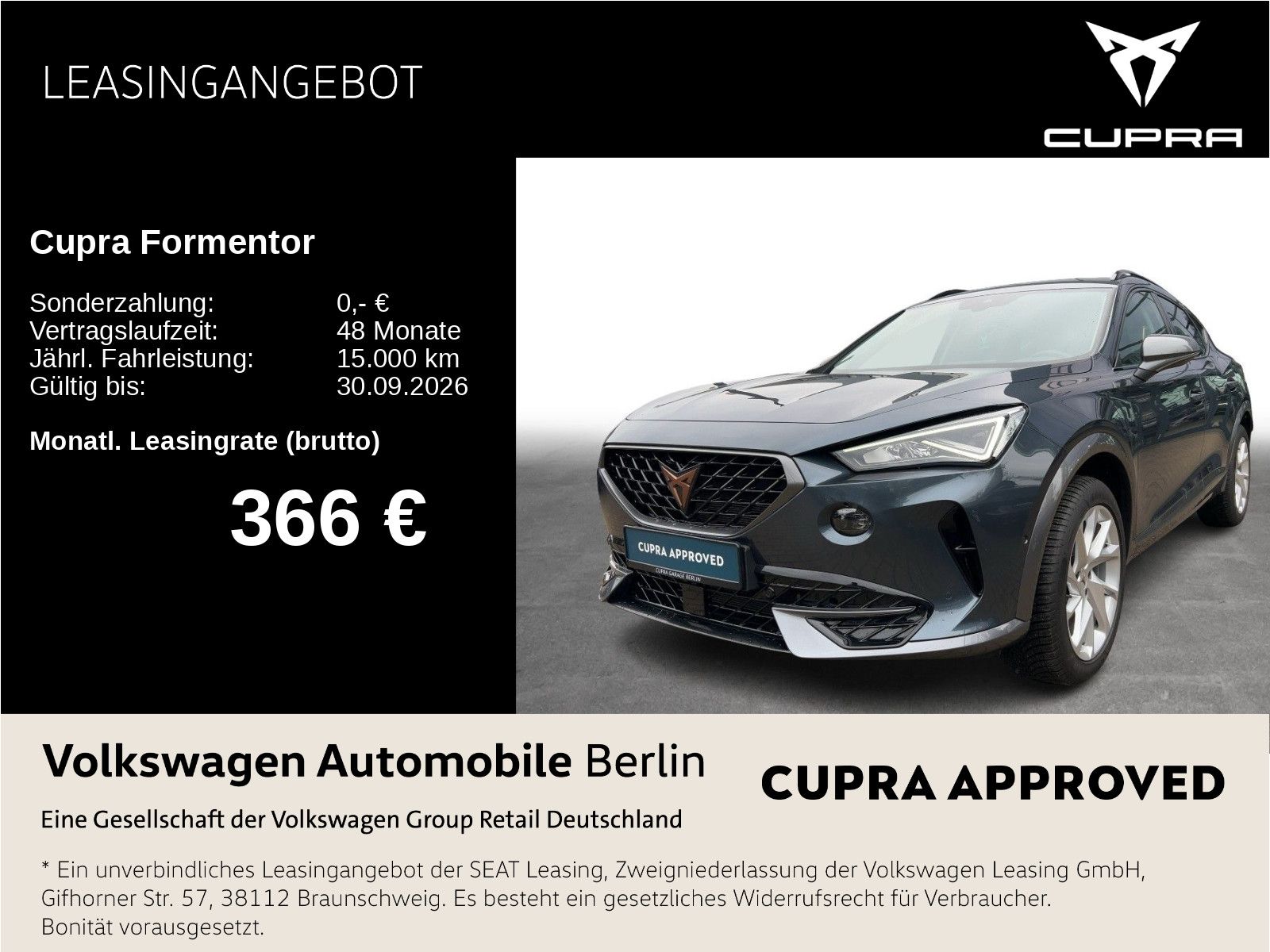 Cupra Formentor 1.5 TSI DSG Navi LED SHZ ACC PDC