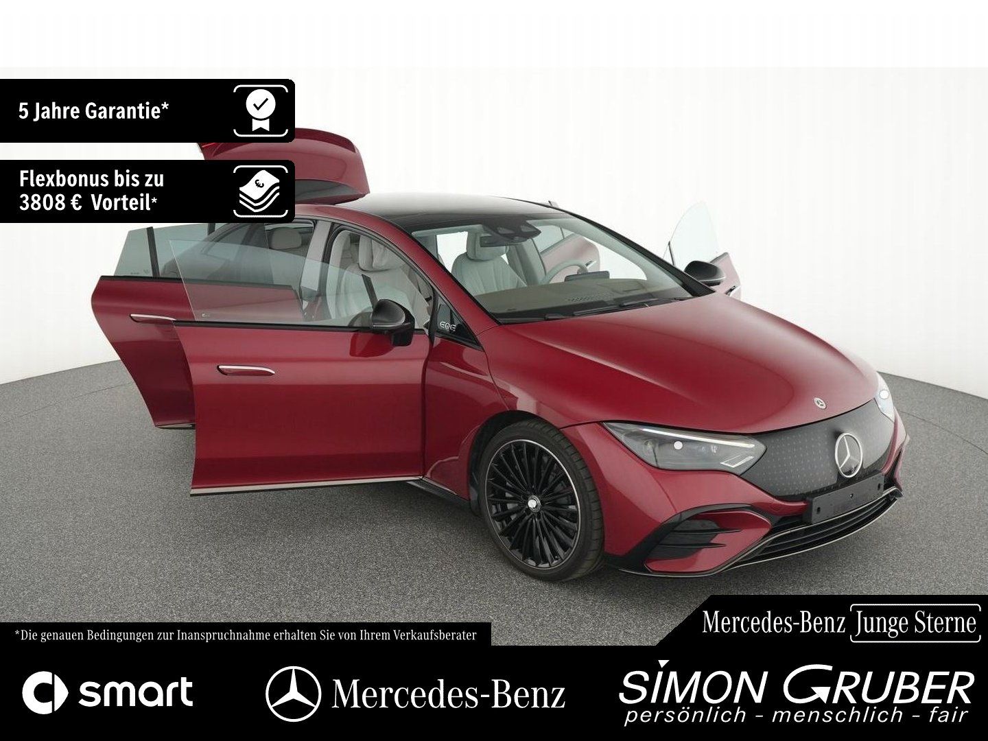Fahrzeugabbildung Mercedes-Benz EQE 350+ AMG Pano HUD Burm Sitzklima Massage
