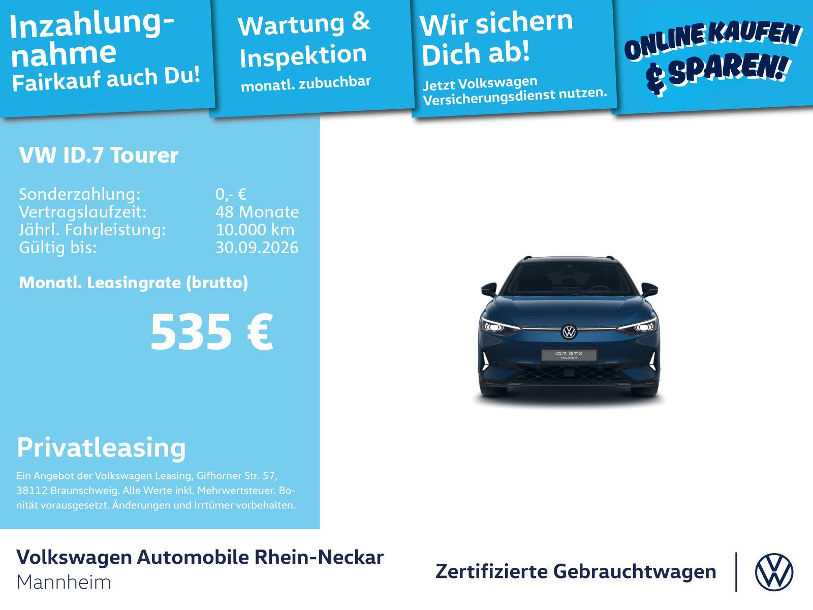 Volkswagen ID.7 Tourer GTX 250kW 4Motion GAR2031 Navi AHK K foto 2