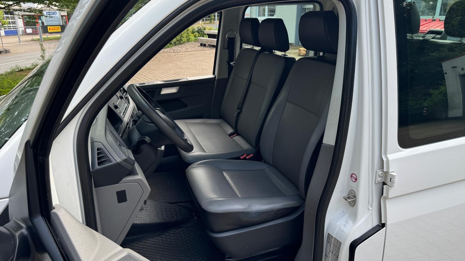 Volkswagen T6 Transporter T6.1 Pritsche DoKa Lang 6 Sitz *LEDER *AHK *1.Hd, миниатюра 19