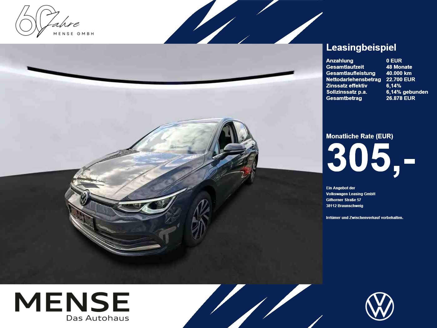 Volkswagen Golf VIII 1.4 TSI eHybrid DSG Style ACC LED Soun