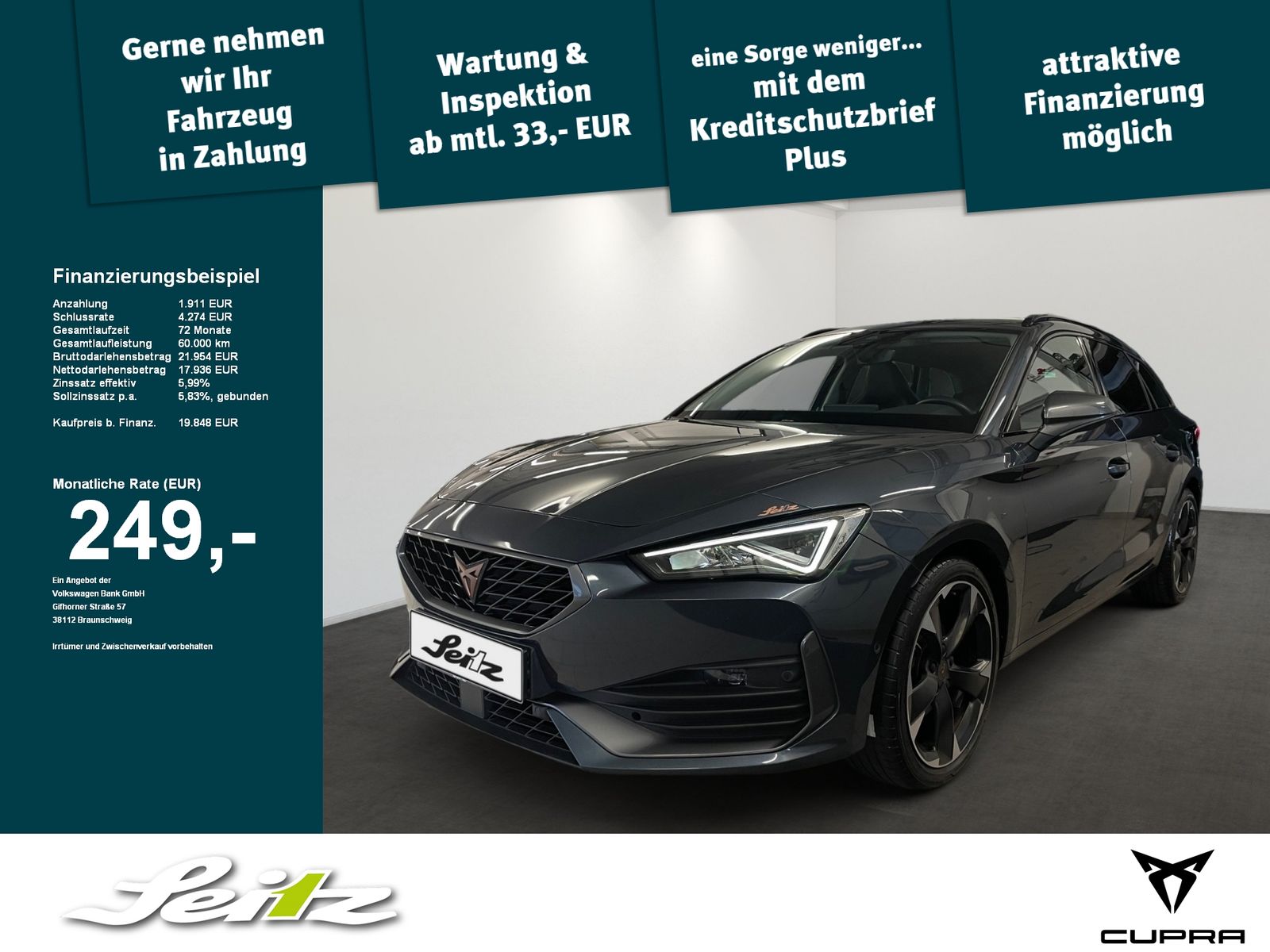 CUPRA Leon Sportstourer 1.5 TSI *AHK*KAMERA*NAVI*